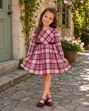 Load image into Gallery viewer, PRE ORDER - NEW AW26 Mayoral Girls Plaid Dress 4923 RED/43