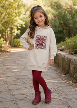 Load image into Gallery viewer, NEW AW26 Mayoral Girls Hooded Jumper Dress 4916 BEIGE/25