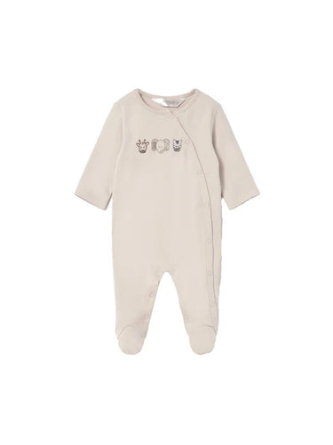 NEW AW25 Mayoral Unisex Animal Babygrow 2703 Soy 93