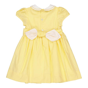 NEW SS24 Kidiwi Girls Sybelle Yellow Smocked Dress