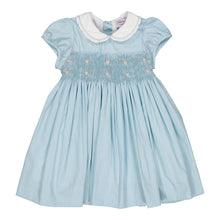 Load image into Gallery viewer, NEW SS24 Kidiwi Girls Sybelle Blue Smocked Dress