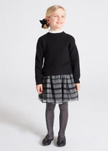 Load image into Gallery viewer, NEW AW22 Mayoral Girls Tricot Dress Grey/93 4955