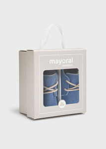 NEW AW22 Mayoral Boys Soft Sole Desert Boots Blue/96 9561