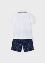 Load image into Gallery viewer, NEW SS23 Mayoral Boys Printed Shorts Set White/30 3241