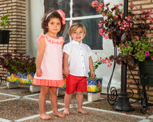 Load image into Gallery viewer, NEW SS23 Babine Boys Red Shorts Set 2322125 &amp; 2322501