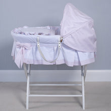 Load image into Gallery viewer, NEW SS20 Emile et Rose Pink Dressed Moses Basket PRE ORDER ONLY