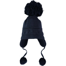 Load image into Gallery viewer, NEW AW22 Emile et Rose Navy Griffin cosy ear bobble hat