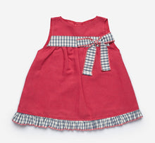 Load image into Gallery viewer, NEW SS22 Juliana Red and Blue Checked Dress J5146