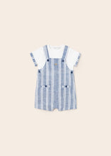 Load image into Gallery viewer, NEW SS23 Mayoral Baby Boys Dungaree Outfit Imperial Blue/74 1625