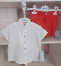 Load image into Gallery viewer, NEW SS23 Babine Boys Red Shorts Set 2322125 &amp; 2322501