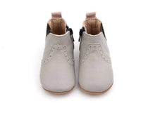 Load image into Gallery viewer, NEW AW20 Grey and Pink leather Paris Olivia Soft Sole Boots