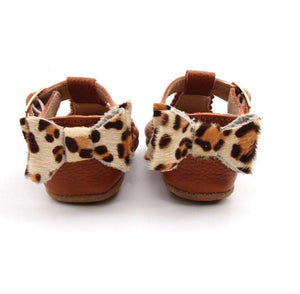 NEW AW20 Camel and Leopard leather Paris Olivia Soft Sole Shoes